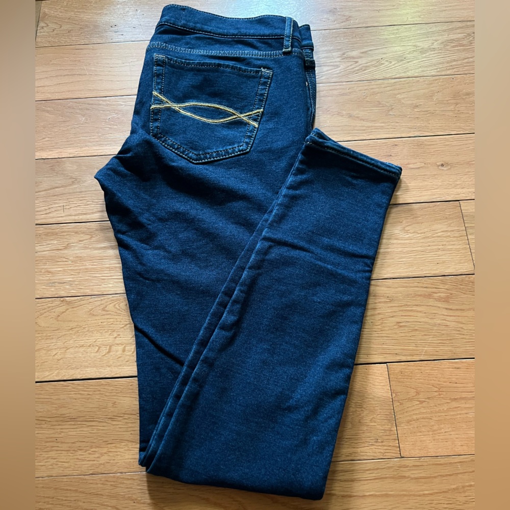Abercrombie & Fitch vintage navy legging jeans size 2 (waist 26”)